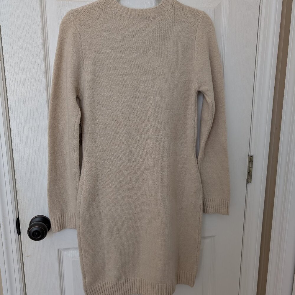 NWT Lizard Thicket cream bodycon sweater dress Medium boutique - Picture 3 of 12